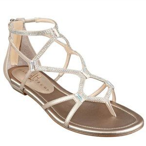 IVANKA TRUMP KALIA WOMENS FLAT SANDALS SZ 7.5